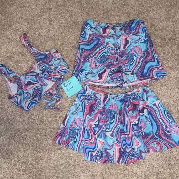 🌸 Rave Festival Set Glitzy McEwan Studio Fit (M) - Picture 1 of 7